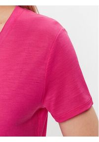 United Colors of Benetton - United Colors Of Benetton T-Shirt 3NLHE4249 Różowy Regular Fit. Kolor: różowy. Materiał: lyocell #3