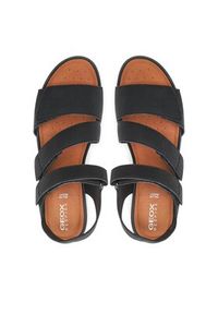 Geox Sandały D Sandal Vega D35R6A000EKC9999 Czarny. Kolor: czarny. Materiał: skóra #5