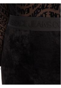 Versace Jeans Couture Legginsy 79HAC101 J0241 Czarny Slim Fit. Kolor: czarny. Materiał: syntetyk #4