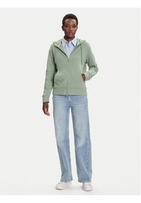 GANT - Gant Bluza Shield 4201412 Zielony Regular Fit. Kolor: zielony. Materiał: bawełna #4