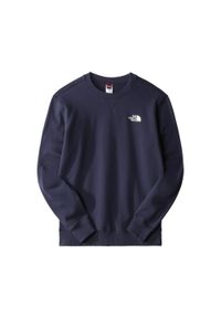 Bluza turystyczna męska The North Face M Simple Dome Crew. Kolor: niebieski. Styl: sportowy. Sport: turystyka piesza
