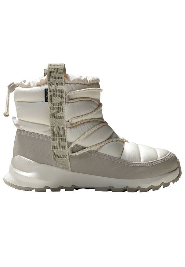 Buty The North Face Thermoball 0A5LWD32F1 - białe. Kolor: biały. Materiał: syntetyk, guma, tkanina. Szerokość cholewki: normalna. Sezon: zima