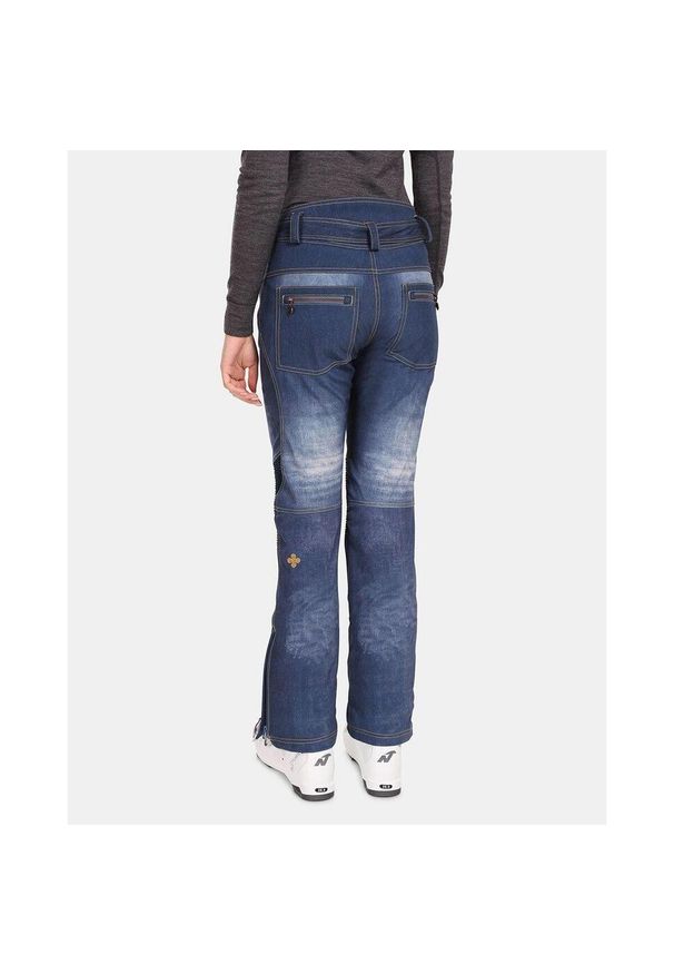 Spodnie narciarskie dla kobiet Kilpi Jeanso. Kolor: niebieski. Sezon: zima. Sport: narciarstwo