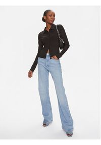 Calvin Klein Jeans Bluzka J20J223095 Czarny Slim Fit. Kolor: czarny. Materiał: syntetyk #3