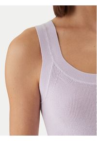 Calvin Klein Jeans Top LV047F355G Różowy Slim Fit. Kolor: różowy. Materiał: bawełna #4