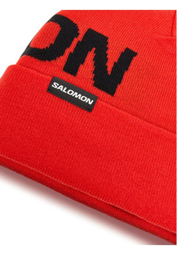 salomon - Salomon Czapka Hermitage LC2302900 Czerwony. Kolor: czerwony. Materiał: akryl