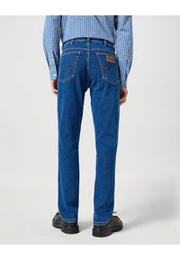 Wrangler - WRANGLER TEXAS SLIM MĘSKIE SPODNIE JEANSOWE JEANSY DŻINSY MIDNIGHT SHADOW 112358223