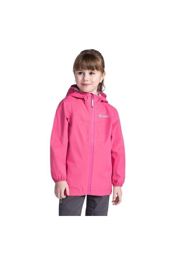 Dziewczęca kurtka wodoodporna Kilpi Deneri. Kolor: różowy. Sport: turystyka piesza