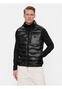 Blauer Kamizelka 23WBLUX03006 Czarny Regular Fit. Kolor: czarny. Materiał: syntetyk