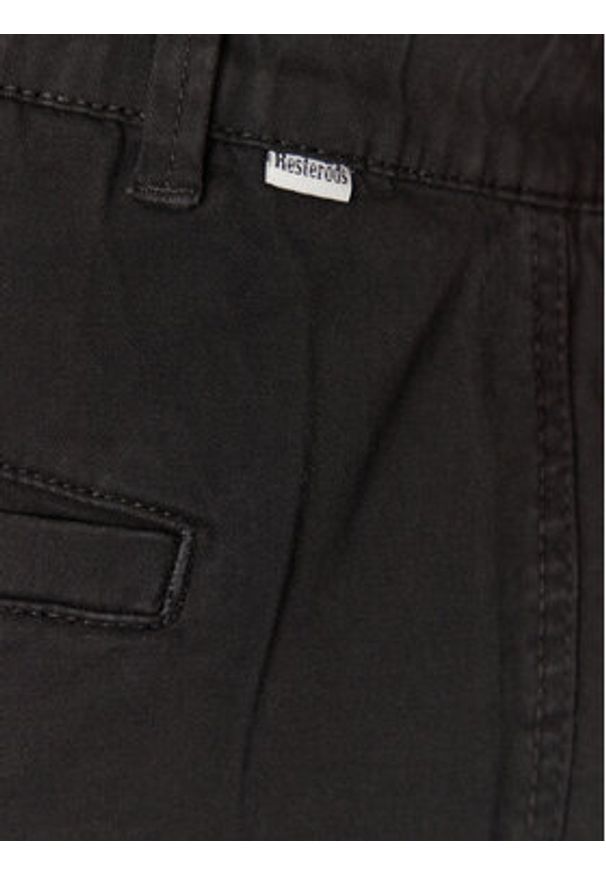 Resteröds Szorty materiałowe Chin 55251 6410 Czarny Regular Fit. Kolor: czarny. Materiał: bawełna