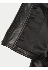Marella Kurtka skórzana Daily 2513441041 Czarny Regular Fit. Kolor: czarny. Materiał: skóra #2