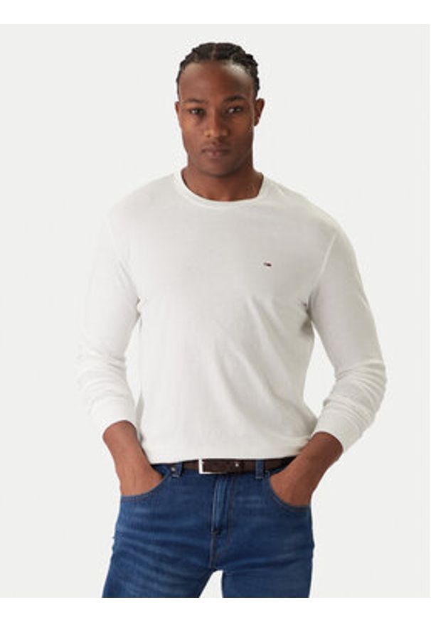 Tommy Jeans Komplet longsleeve DM0DM22148 Czarny Slim Fit. Kolor: czarny. Materiał: bawełna. Długość rękawa: długi rękaw