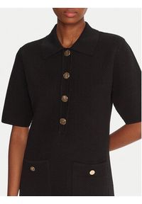 Fracomina Sukienka codzienna FR25WD5005K55301 Czarny Regular Fit. Okazja: na co dzień. Kolor: czarny. Materiał: syntetyk. Typ sukienki: proste. Styl: casual #3