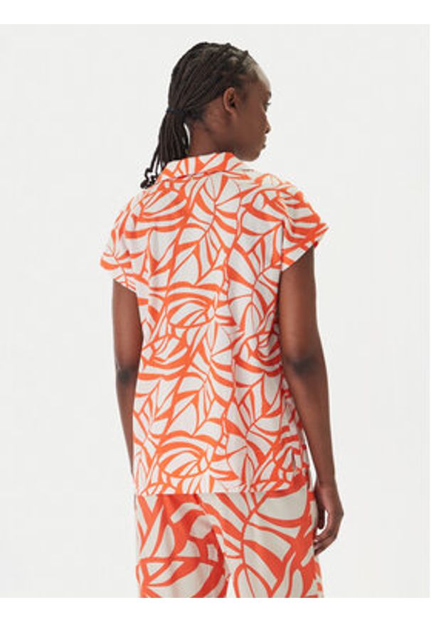 LOLA CASADEMUNT Koszula LS2615097 Pomarańczowy Regular Fit. Kolor: pomarańczowy. Materiał: bawełna