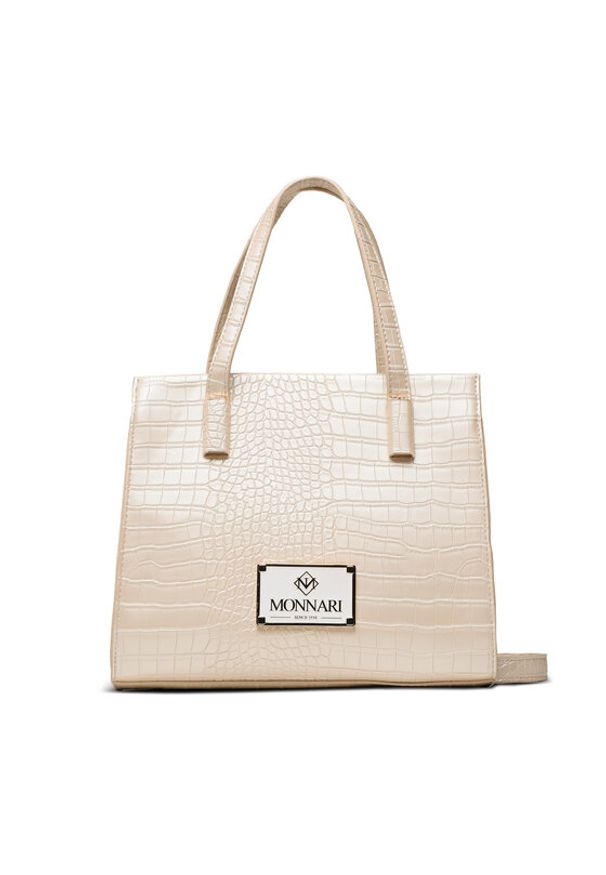 Monnari Torebka BAG0190-M00 Beżowy. Kolor: beżowy. Materiał: skórzane