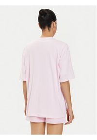 Adidas - adidas T-Shirt Essentials Big Logo IC9860 Różowy Loose Fit. Kolor: różowy. Materiał: bawełna