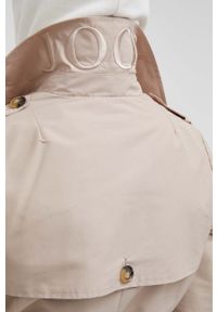JOOP! - Joop! trencz damski kolor beżowy przejściowy. Okazja: na co dzień. Kolor: beżowy. Materiał: materiał. Styl: casual, klasyczny #5