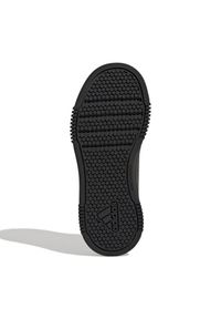 Adidas - Buty adidas Tensaur Sport 2.0 K Jr GW6424 czarne. Okazja: na uczelnię. Zapięcie: sznurówki. Kolor: czarny. Materiał: guma, syntetyk, materiał, skóra. Szerokość cholewki: normalna. Wzór: gładki. Sport: fitness #3