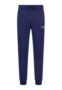 New Balance Spodnie dresowe C C F Pant MP03904 Granatowy Athletic Fit. Kolor: niebieski. Materiał: dresówka, syntetyk