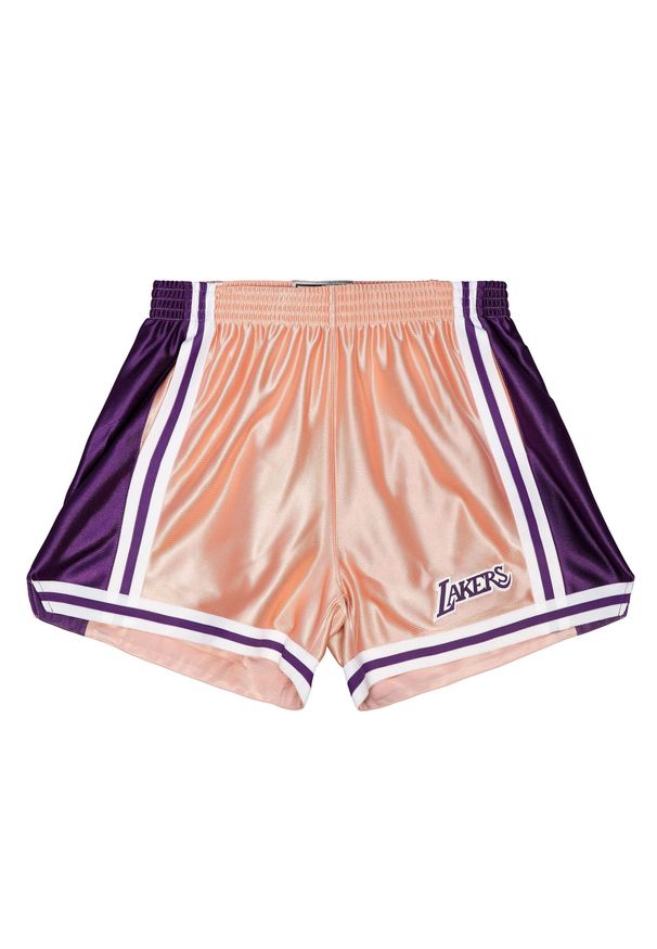 Mitchell & Ness - Szorty damskie Los Angeles Lakers. Kolor: różowy. Sport: koszykówka