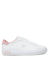 Lacoste Sneakersy Powercourt 7-49SFA0085 Biały. Kolor: biały. Materiał: skóra