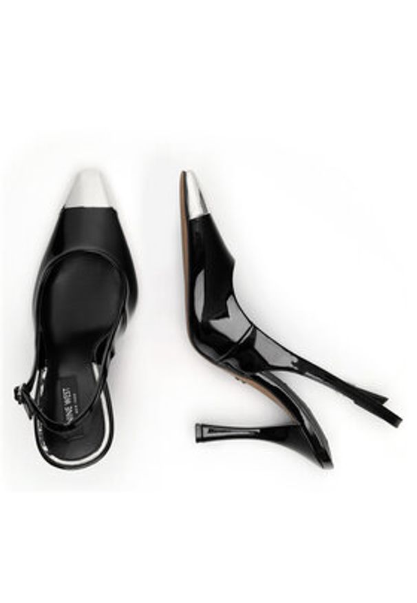 Nine West Sandały WFA3376-1 Czarny. Kolor: czarny. Materiał: skóra