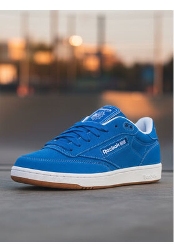 Reebok Sneakersy EO-CLUB C BULC CLN 100230425 Niebieski. Kolor: niebieski. Materiał: skóra, zamsz. Model: Reebok Club