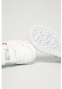 Adidas - adidas - Buty dziecięce Tensaur C. Nosek buta: okrągły. Zapięcie: rzepy. Kolor: biały. Materiał: guma. Obcas: na platformie #5