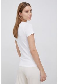 Pepe Jeans T-shirt bawełniany Beatriz kolor biały. Okazja: na co dzień. Kolor: biały. Materiał: bawełna. Wzór: nadruk. Styl: casual #4