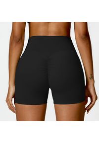 Intica - Spodenki sportowe modelujące z elastycznym pasem do treningu i biegania Essence. Kolor: niebieski. Materiał: materiał. Sport: fitness #2