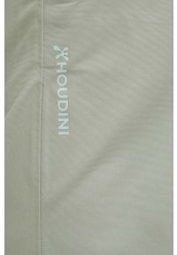 Houdini płaszcz przeciwdeszczowy damski kolor turkusowy. Kolor: turkusowy. Materiał: włókno, materiał #4