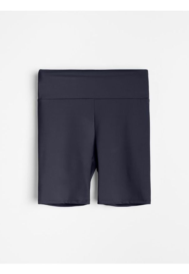 Sinsay - Sportowe szorty Gym Hard - niebieski. Kolor: niebieski. Styl: sportowy