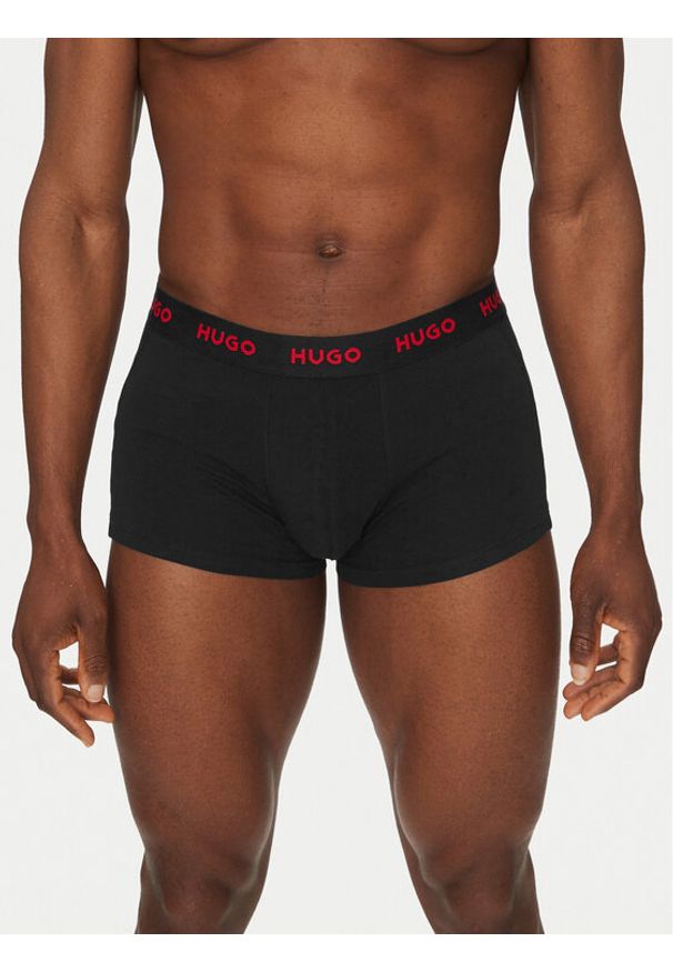Hugo - HUGO Komplet 3 par bokserek Trunk Triplet Pack 50532611 Szary. Kolor: szary. Materiał: bawełna