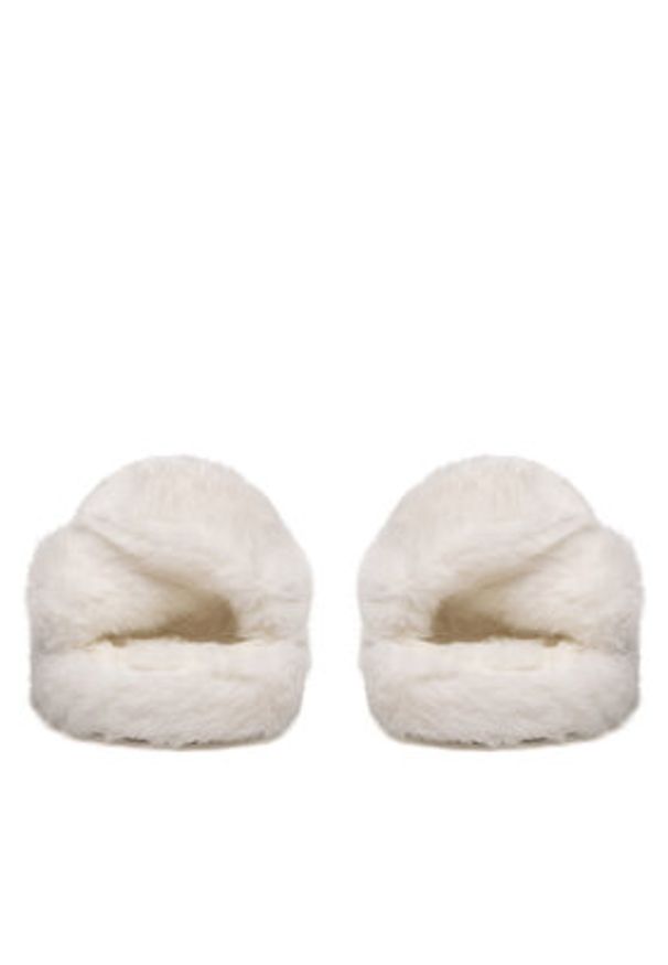 DeeZee Kapcie P4194523 Écru. Materiał: materiał