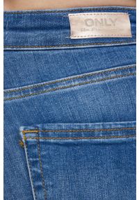 only - Only jeansy Blush damskie medium waist. Kolor: niebieski #3