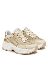 Liu Jo Sneakersy Eva 02 BA5065 PX620 Beżowy. Kolor: beżowy. Materiał: materiał #5