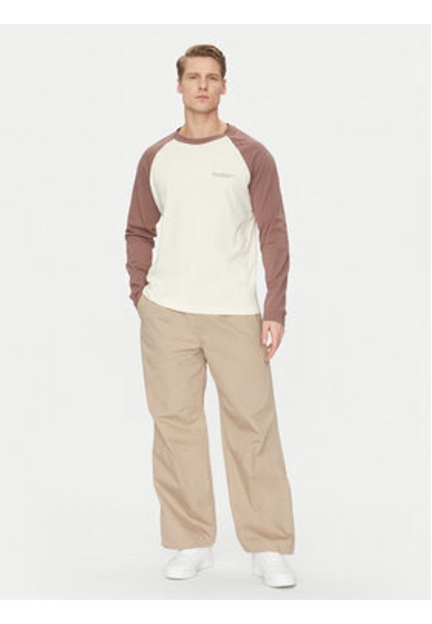 Jack & Jones - Jack&Jones Longsleeve Boston 12272977 Brązowy Relaxed Fit. Kolor: brązowy. Materiał: bawełna. Długość rękawa: długi rękaw