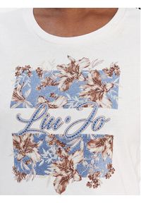 Liu Jo T-Shirt WA6493 JS923 Biały Regular Fit. Kolor: biały. Materiał: bawełna #4