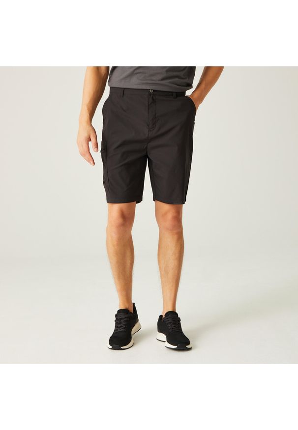 Regatta - Męskie spodenki Dalry Multi Pocket. Kolor: czarny. Materiał: materiał