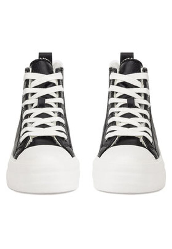 Jenny Fairy Trampki WFA2912-1 Czarny. Kolor: czarny. Materiał: skóra