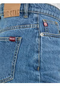 Big-Star - Spódnica damska jeansowa mini niebieska Zoe 462. Okazja: na co dzień. Kolor: niebieski. Materiał: jeans. Styl: casual, klasyczny #6