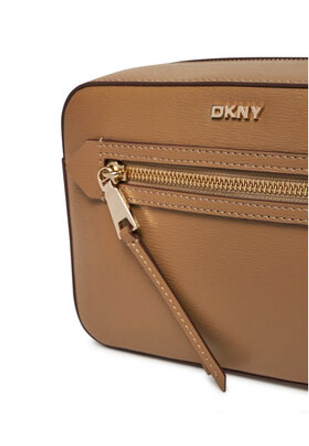 DKNY Torebka R42E3E22 Brązowy. Kolor: brązowy. Materiał: skórzane