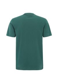 Fila - T-shirt Męski Berloz. Kolor: zielony