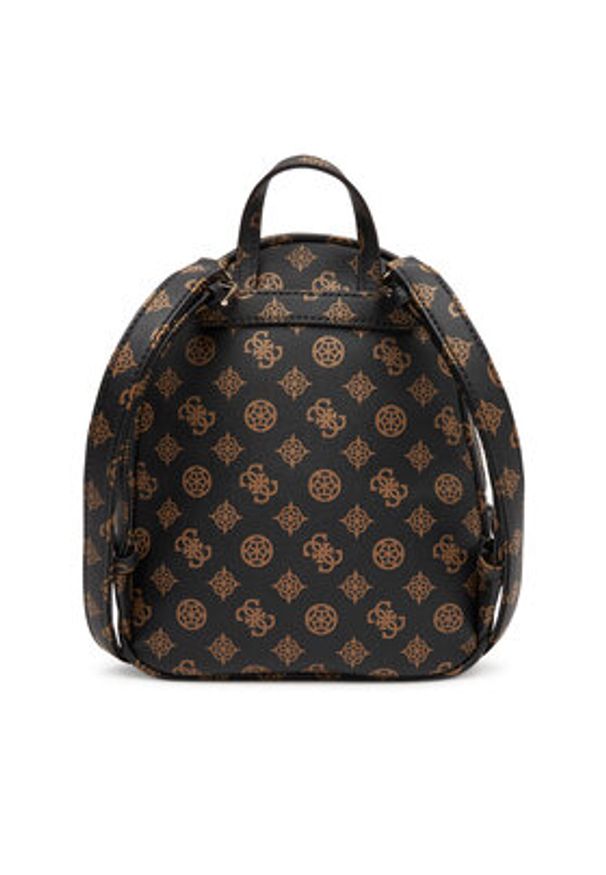 Guess Plecak Manhattan II HWPG71 18320 Brązowy. Kolor: brązowy. Materiał: skóra