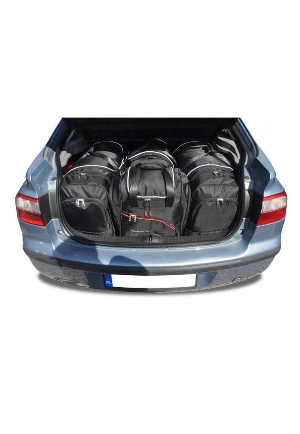 KJUST - Torby Do Bagażnika Renault Laguna Hatchback 2001-2007 4Szt Kjust. Kolor: czarny. Styl: sportowy