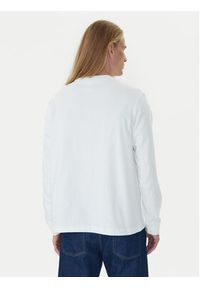 Calvin Klein Longsleeve Standard Logo LV04LD232G Biały Relaxed Fit. Kolor: biały. Materiał: bawełna. Długość rękawa: długi rękaw #3