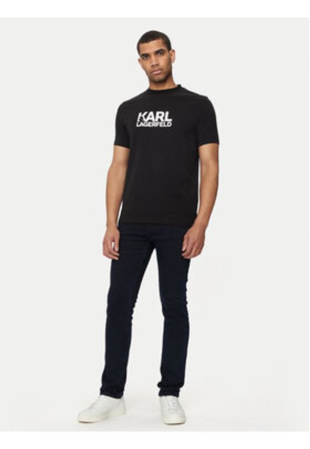 Karl Lagerfeld - KARL LAGERFELD Jeansy 265840 543830 Granatowy Slim Fit. Kolor: niebieski
