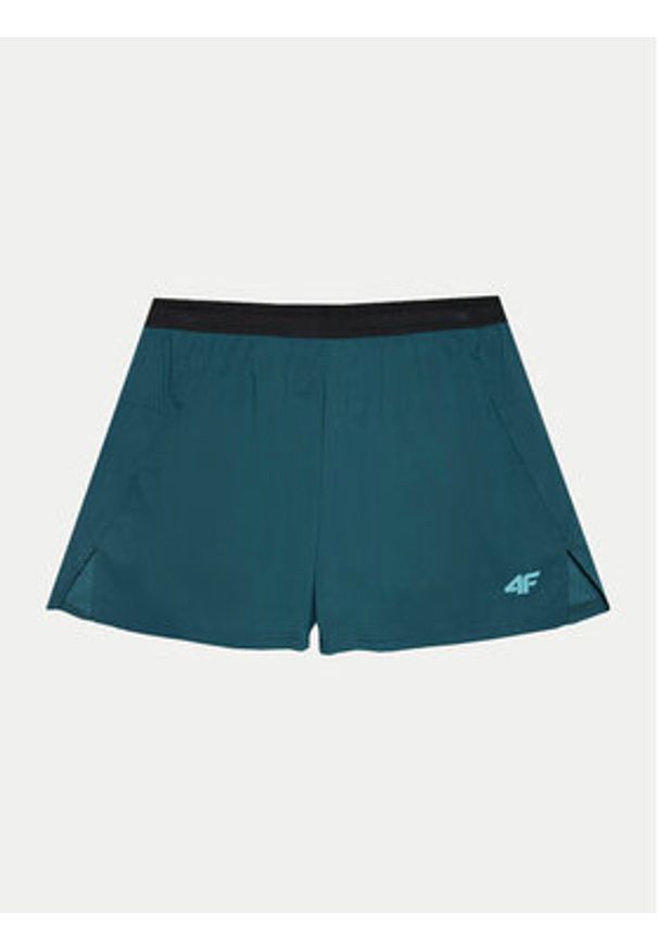 4f - 4F Szorty sportowe 4FWSS24TFSHM490 Zielony Regular Fit. Kolor: zielony. Materiał: syntetyk