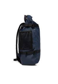 Tommy Jeans Plecak Tjm Daily + Rolltop Backpack AM0AM12120 Granatowy. Kolor: niebieski. Materiał: skóra