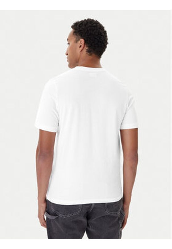 Kappa Komplet 5 t-shirtów Logo Myrto 322563W Biały Regular Fit. Kolor: biały. Materiał: bawełna